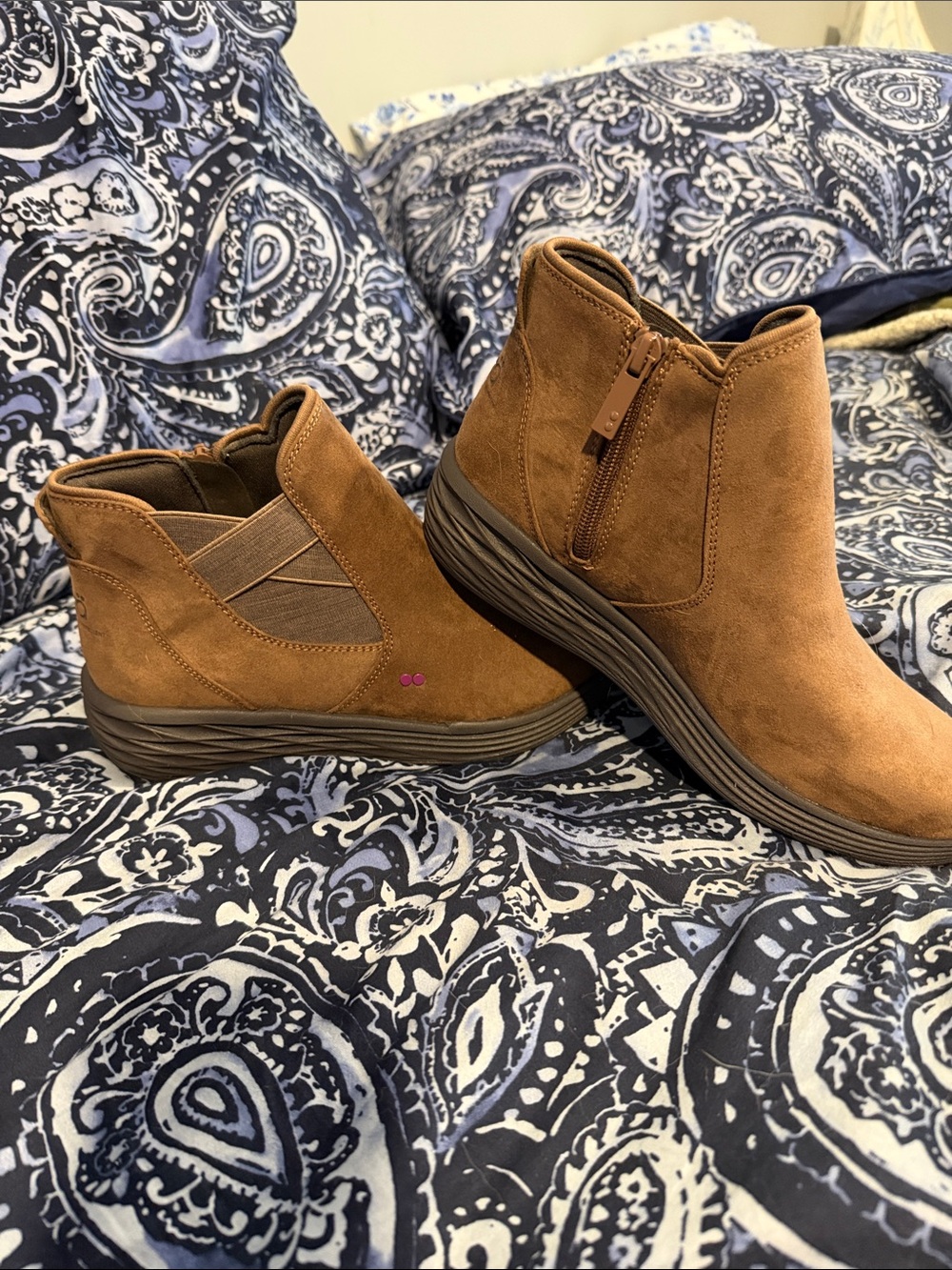 Ryka Noelle Water Repellent Ankle Booties NWOT